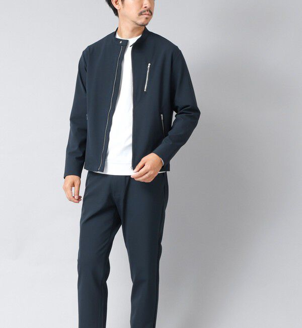 NOLLEY'S goodman「【ACTIVE SECT】《限定展開》ハイストレッチシングルライダース 25AW」|ブルゾン・スタジャン|