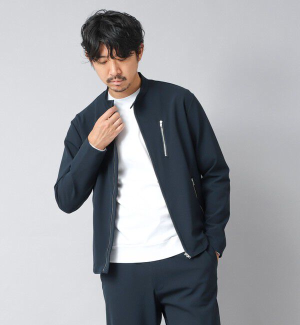 NOLLEY'S goodman「【ACTIVE SECT】《限定展開》ハイストレッチシングルライダース 25AW」|ブルゾン・スタジャン|