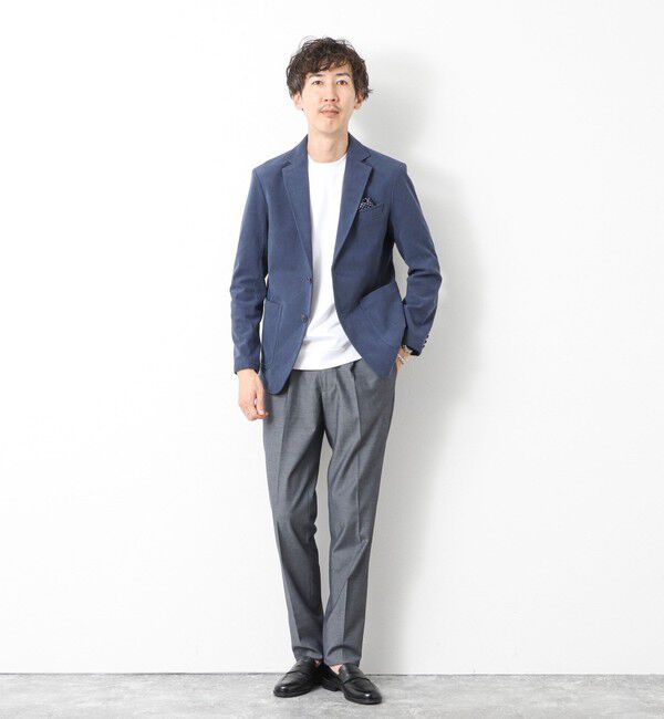 NOLLEY'S goodman「《ビジカジ/セットアップ対応》トリコットコーデュロイ ストレッチ イージーJK 25AW」|テーラードジャケット|