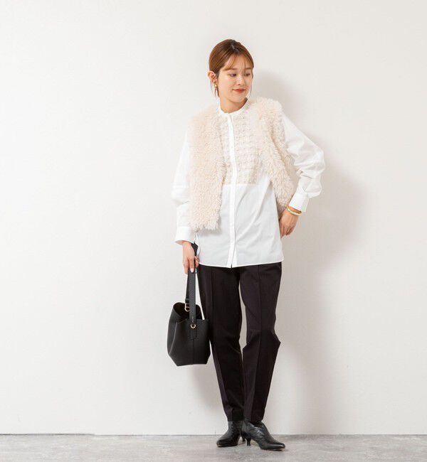 NOLLEY'S「【SOI-MeME/ソワメム】パールラメレースブラウス」|シャツ・ブラウス|