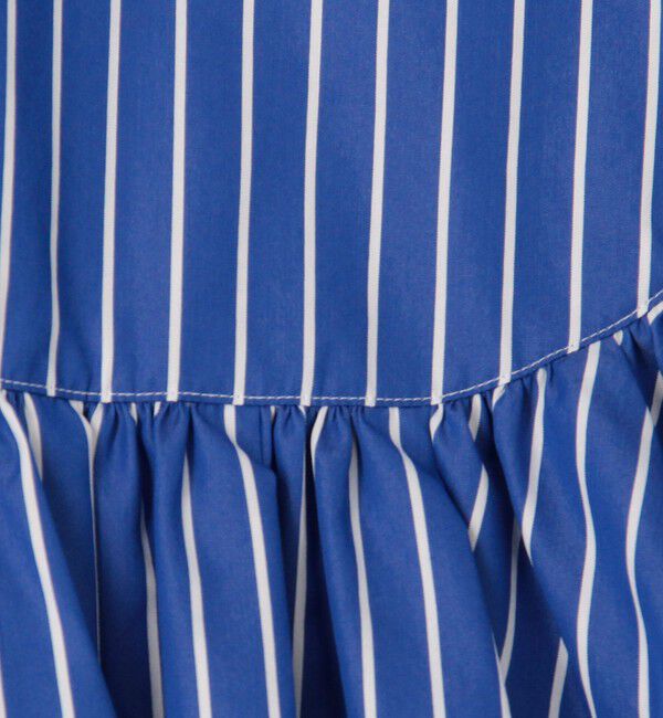 Rie Miller「ウォッシャブル裾フリルレギュラーカラーシャツ」|シャツ・ブラウス|