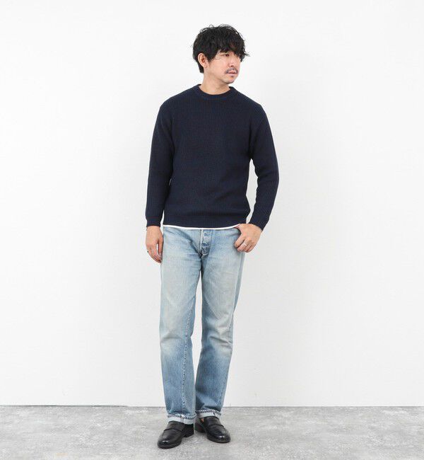 NOLLEY'S goodman「《2点セット》ウォッシャブル/抗菌加工 片畦7Gプルオーバー(ロンT付) 25AW」|ニット・セーター|