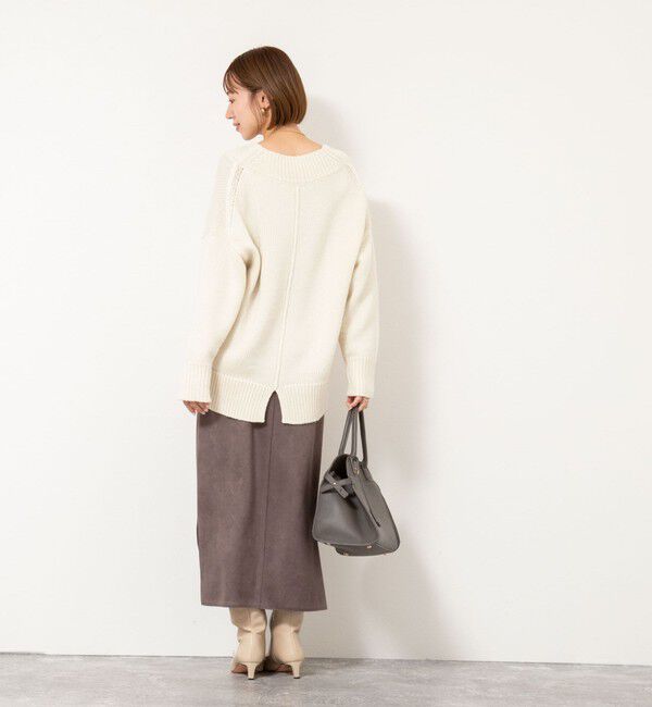 NOLLEY'S sophi「ブライト紡毛Vネックプルオーバー」|ニット・セーター|