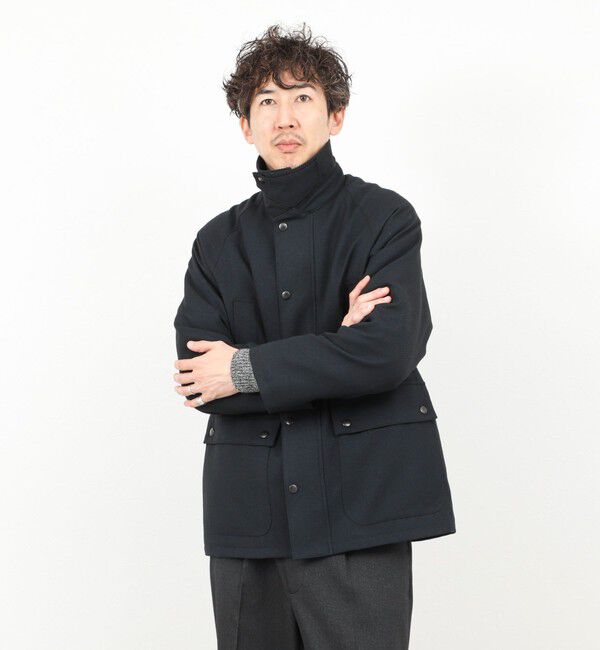 NOLLEY'S goodman「《ビジカジ対応》【TECHTWEED】【SORONA】中綿ユーティリティジャケット 25AW」|ブルゾン・スタジャン|