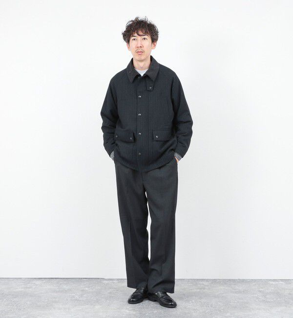 NOLLEY'S goodman「《ビジカジ対応》【TECHTWEED】【SORONA】中綿ユーティリティジャケット 25AW」|ブルゾン・スタジャン|
