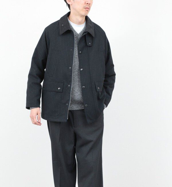 NOLLEY'S goodman「《ビジカジ対応》【TECHTWEED】【SORONA】中綿ユーティリティジャケット 25AW」|ブルゾン・スタジャン|