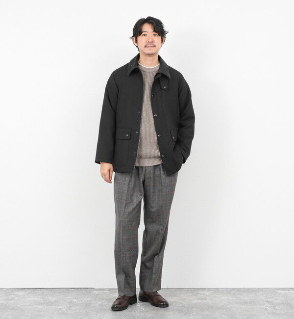 NOLLEY'S goodman「《ビジカジ対応》【TECHTWEED】【SORONA】中綿ユーティリティジャケット 25AW」|ブルゾン・スタジャン|