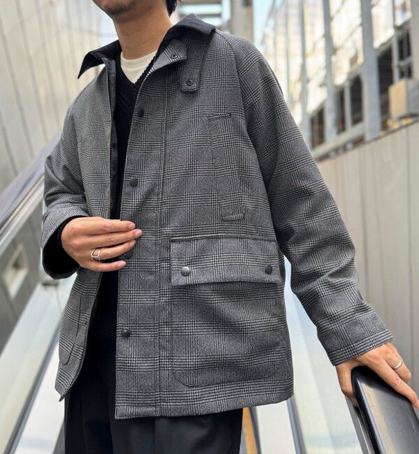 NOLLEY'S goodman「《ビジカジ対応》【TECHTWEED】【SORONA】中綿ユーティリティジャケット 25AW」|ブルゾン・スタジャン|