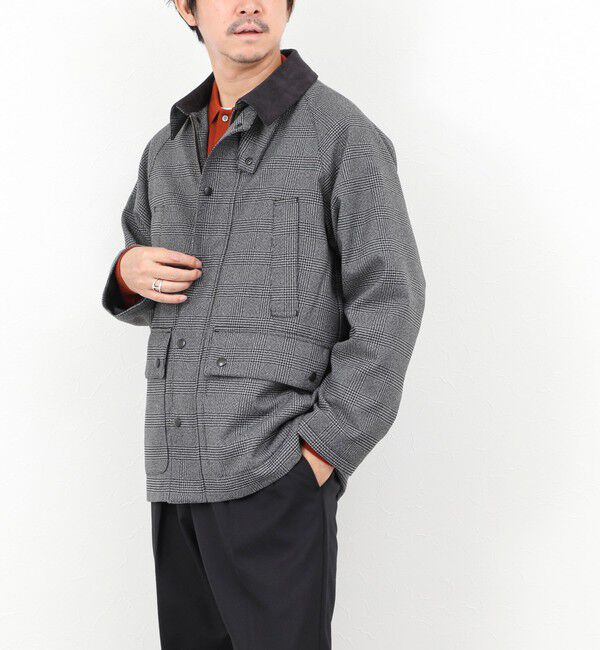 NOLLEY'S goodman「《ビジカジ対応》【TECHTWEED】【SORONA】中綿ユーティリティジャケット 25AW」|ブルゾン・スタジャン|