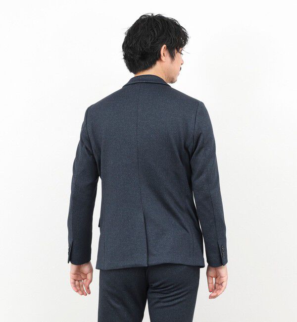 Stutostein「《ビジカジ/セットアップ対応》CORDURA 裏起毛ウォッシャブルストレッチジャケット 25AW」|テーラードジャケット|