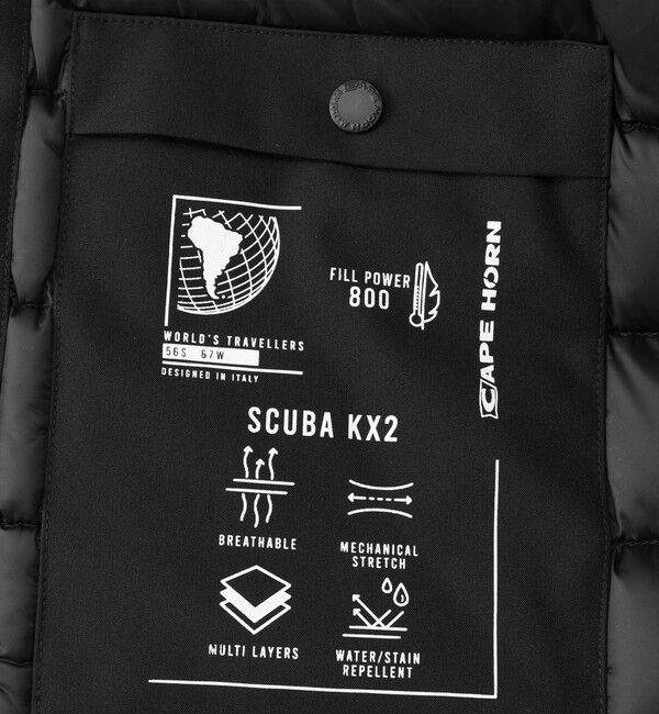 NOLLEY'S goodman「【CAPE HORN/ケープホーン】COCKBURN ダウンジャケット 25AW」|ダウン|