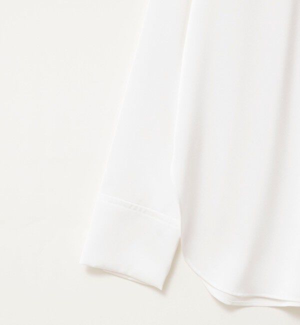 NOLLEY'S「ウォッシャブルNEWオトナサテン襟付きブラウス」|シャツ・ブラウス|