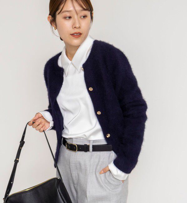 NOLLEY'S「ウォッシャブルNEWオトナサテン襟付きブラウス」|シャツ・ブラウス|