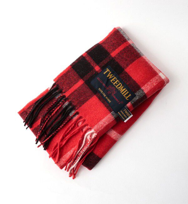 NOLLEY'S goodman「【TWEEDMILL/ツイードミル】Lambswool Muffler Check 25」|マフラー|