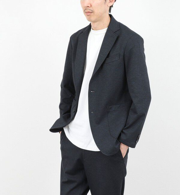 NOLLEY'S goodman「《ビジカジ/セットアップ対応》シャークジャージ イージーJK 26SS」|テーラードジャケット|