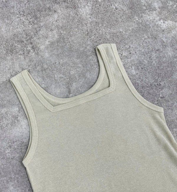 fredy emue「ラメテレコ/ボーダー２WAY タンクトップ」|タンクトップ|