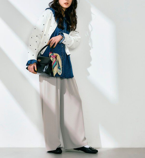 fredy emue「【累計販売数4万本突破！】とろみツイルストレートイージーパンツ」|チノ|