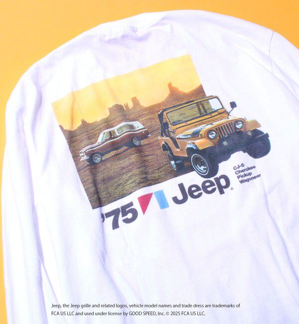 GLOSTER「【GOOD ROCK SPEED】Jeep / ジープ バックプリント ロングスリーブTシャツ ロンT」|Tシャツ・カットソー|