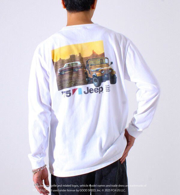 GLOSTER「【GOOD ROCK SPEED】Jeep / ジープ バックプリント ロングスリーブTシャツ ロンT」|Tシャツ・カットソー|