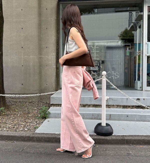 fredy emue「カラーストレートデニムパンツ」|デニム|