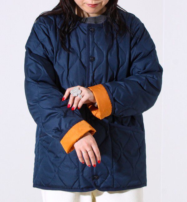 GLOSTER「【GLOSTER別注】TAION ミリタリー クルーネック ライナージャケット」|ダウン|