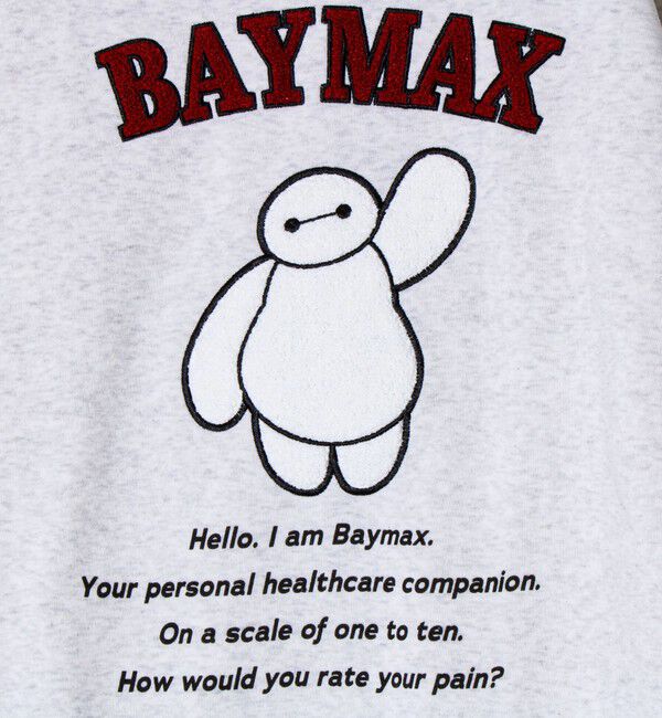 GLOSTER「【ミッキー＆ベイマックス】UNISEX サガラ刺繍 裏起毛スウェット」|スウェット・ジャージ|