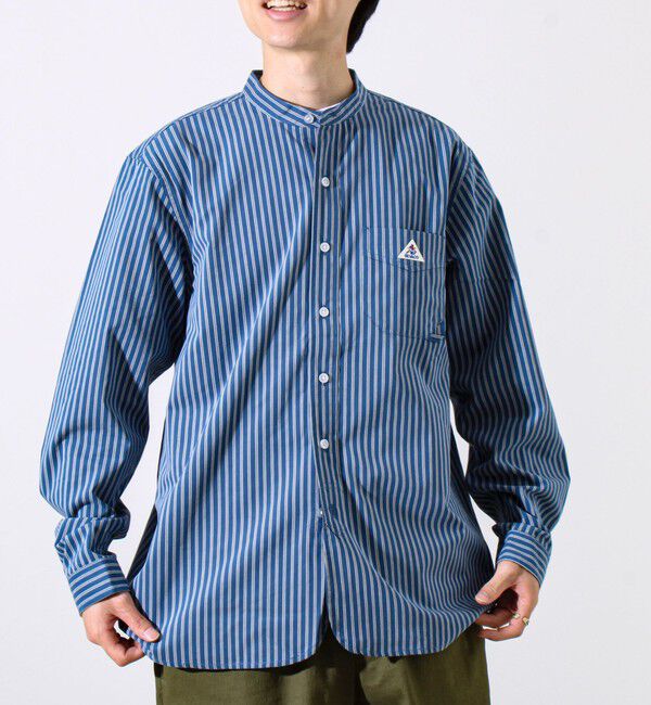 GLOSTER「【GEVACO/ゲバコ】起毛バンドカラーシャツ」|シャツ・ブラウス|