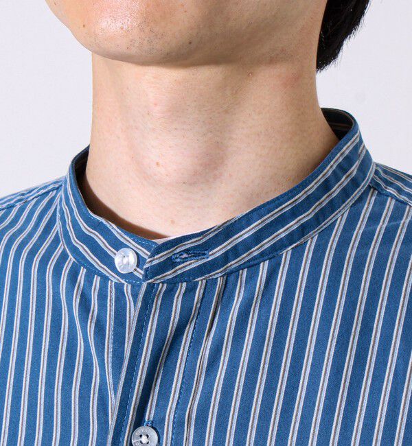 GLOSTER「【GEVACO/ゲバコ】起毛バンドカラーシャツ」|シャツ・ブラウス|