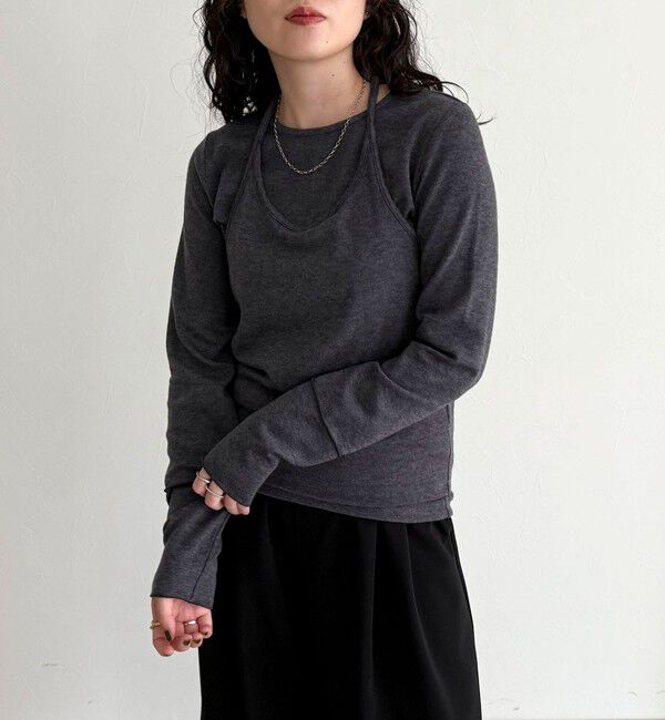 fredy emue「ビスチェレイヤードロンTセット」|Tシャツ・カットソー|