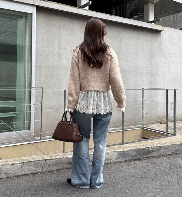 fredy emue「スパンコールニットカーディガン」|カーディガン|