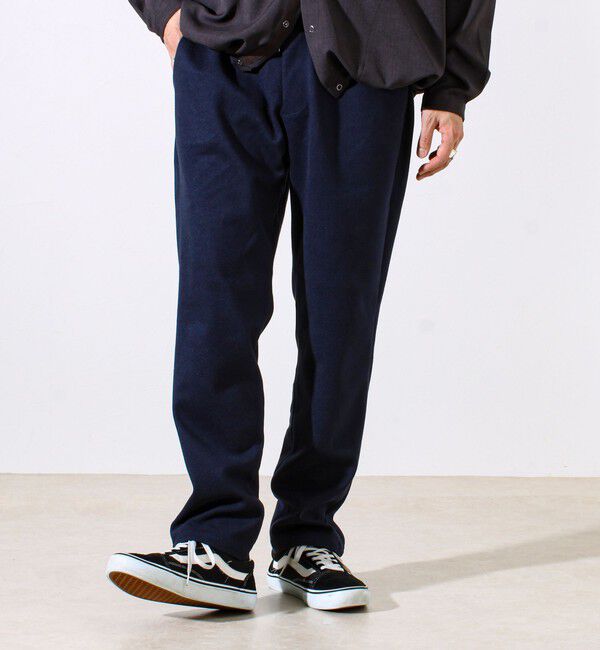 GLOSTER「【Deep Shape】微起毛ストレッチ イージーパンツ」|チノ|