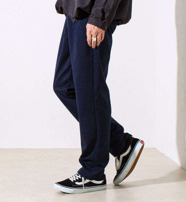 GLOSTER「【Deep Shape】微起毛ストレッチ イージーパンツ」|チノ|