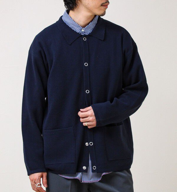 GLOSTER「【品よく羽織れる】COACH KNITカーデ」|カーディガン|
