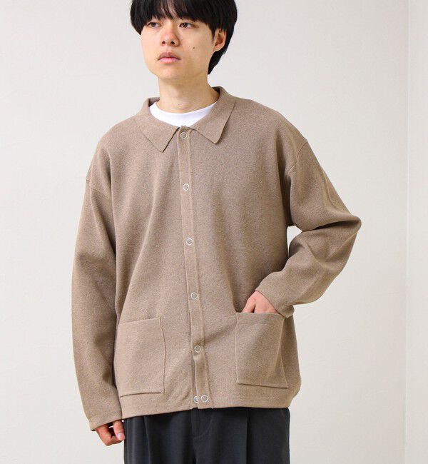 GLOSTER「【品よく羽織れる】COACH KNITカーデ」|カーディガン|
