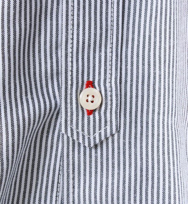 FREDY MAC「【FREDYMAC/フレディマック】フロッキープリント バンドカラーシャツ」|シャツ・ブラウス|