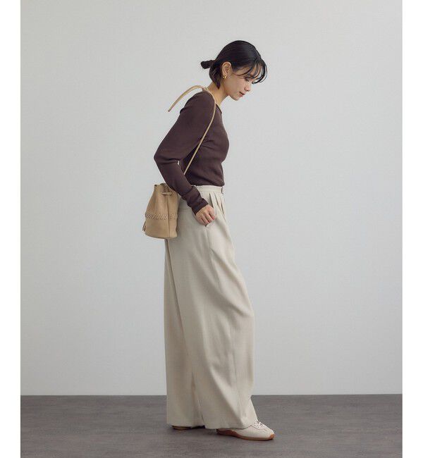 SALON adam et rope'「【W S（ドゥーブル）】レザードロストミニバッグ」|ショルダー・メッセンジャー|