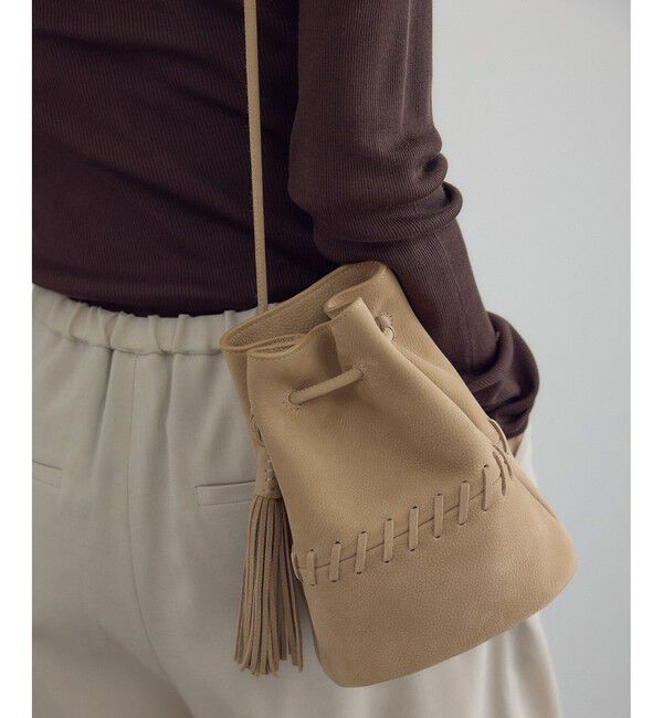 SALON adam et rope'「【W S（ドゥーブル）】レザードロストミニバッグ」|ショルダー・メッセンジャー|