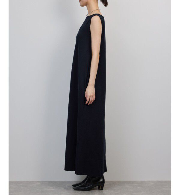 ROPE「シルクコットン総針Aラインワンピース/イージーケア」|ワンピース|