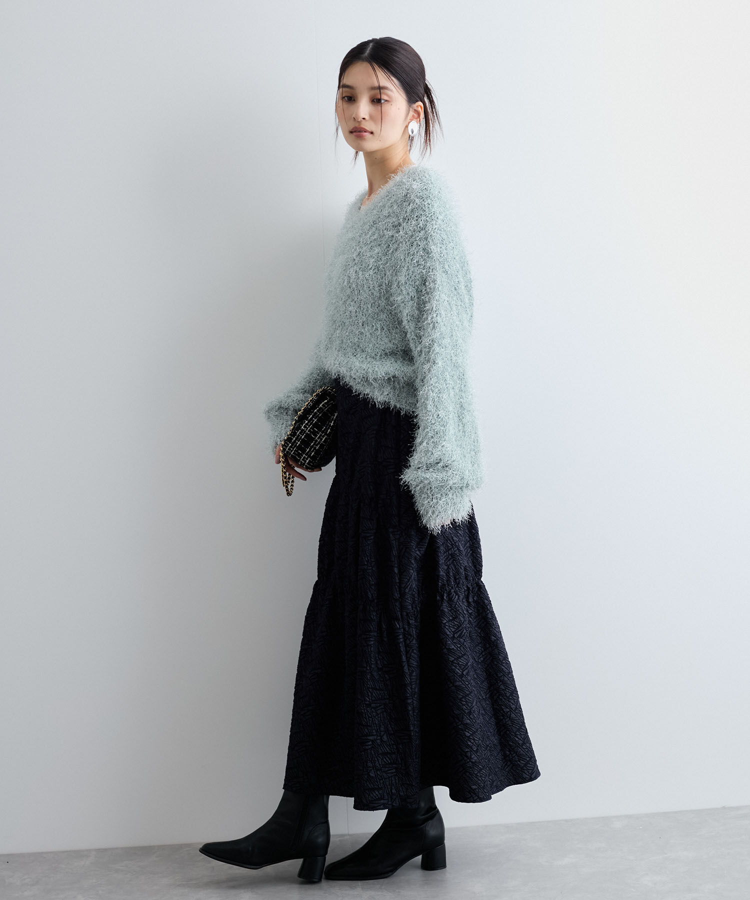 VIS「【洗える】ふわキラニットプルオーバー」|ニット・セーター|