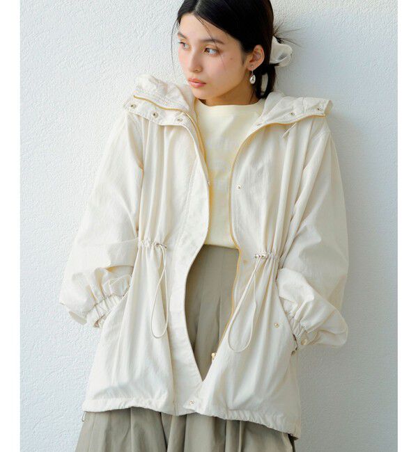 VIS「【定番人気】【撥水/花粉ガード】ウエストドロストマウンテンパーカー スプリングコート」|その他|