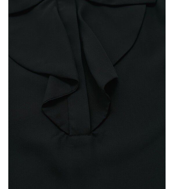 VIS「【WEB限定】【2WAY】リボンモチーフフリルブラウス」|シャツ・ブラウス|