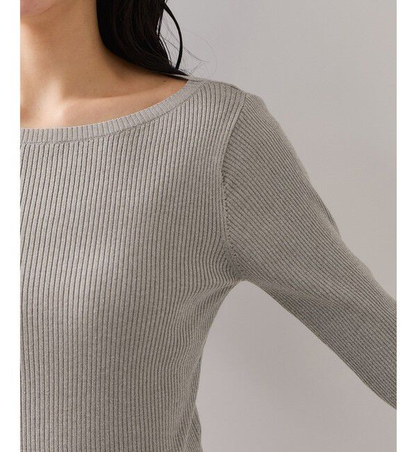 VIS「袖口レース編みニットプルオーバー」|ニット・セーター|