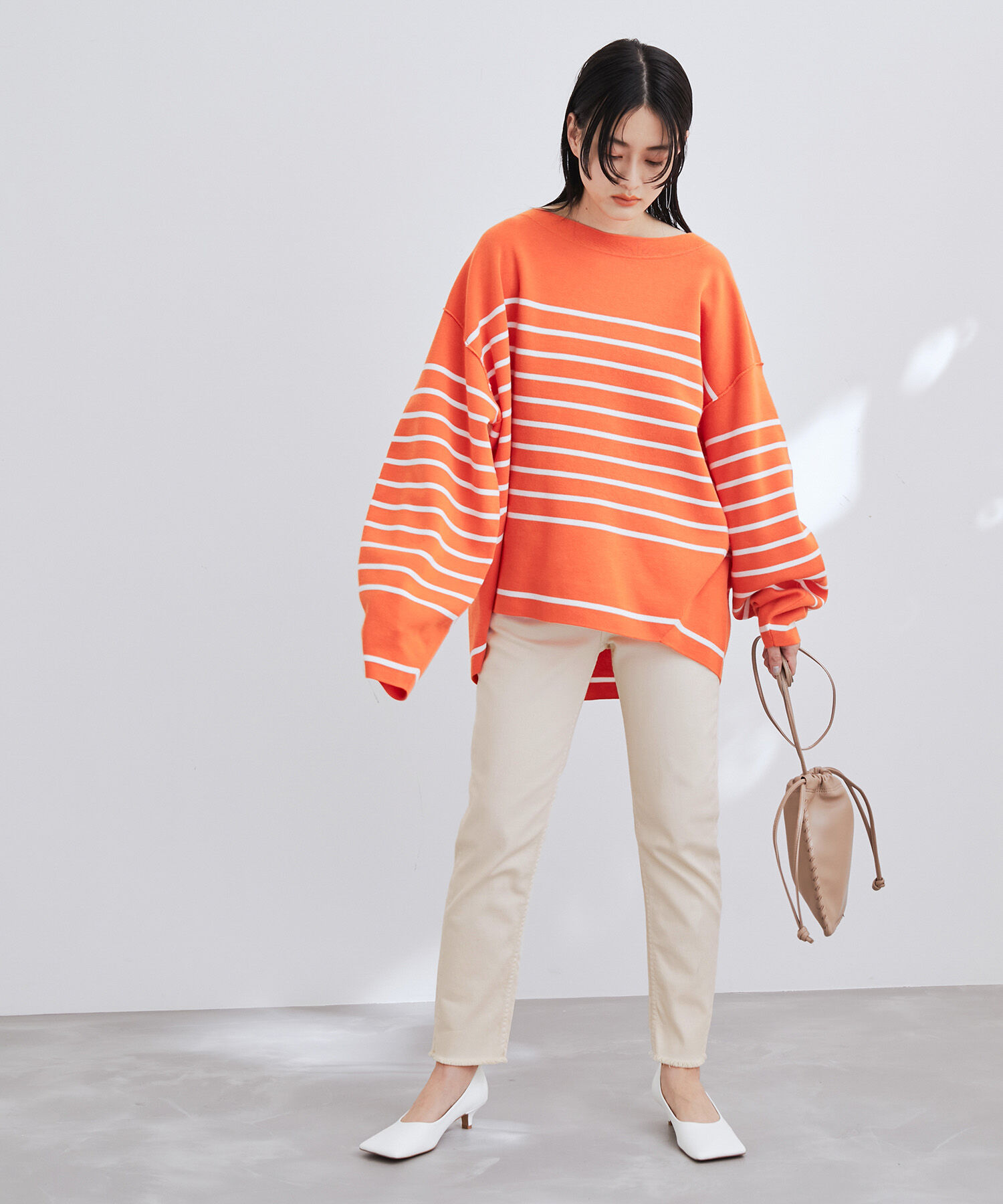 ADAM ET ROPE'「【Healthy DENIM】H. Salt Midrise Tapered」|デニム|