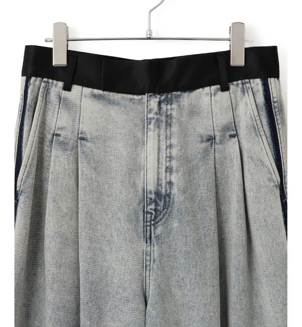 ADAM ET ROPE'「【EMOELLE】ドレスデニムパンツ」|デニム|