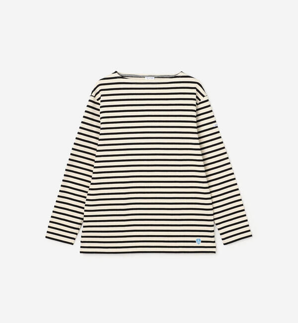 ORCIVAL「ORCIVAL | コットンロード フレンチバスクシャツ MEN」|Tシャツ・カットソー|ECRU系2