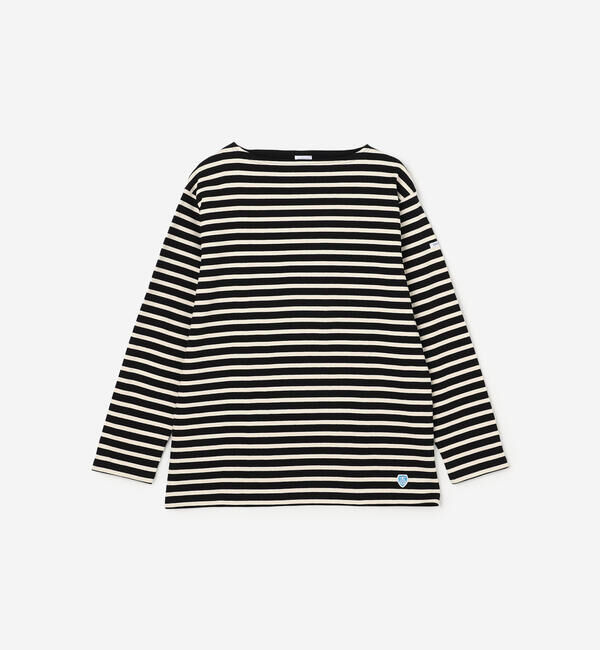 ORCIVAL「ORCIVAL | コットンロード フレンチバスクシャツ MEN」|Tシャツ・カットソー|BLACK系1