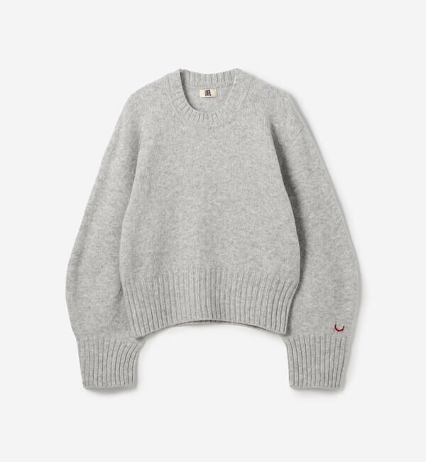 UNFIL「UNFIL | ラムズウール クルーネックニットプルオーバー WOMEN」|ニット・セーター|