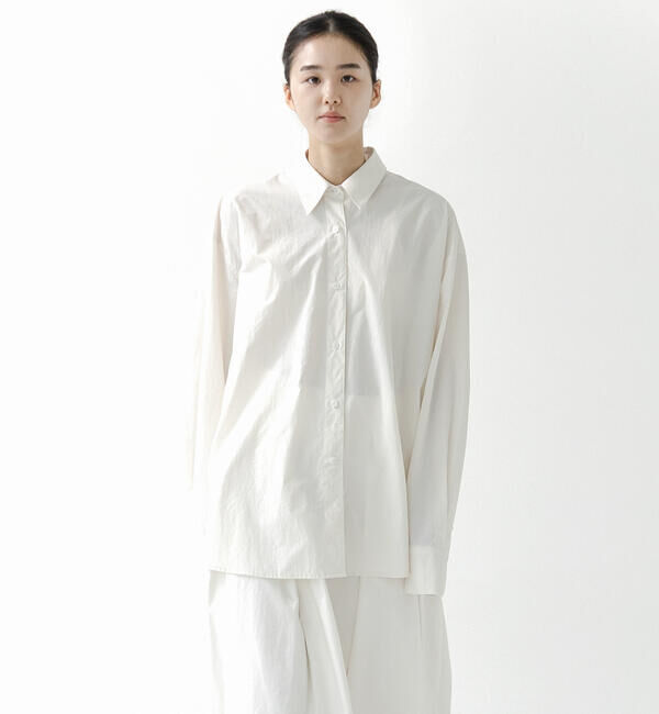  「eunoia | バックプリーツシャツ WOMEN」|シャツ・ブラウス|