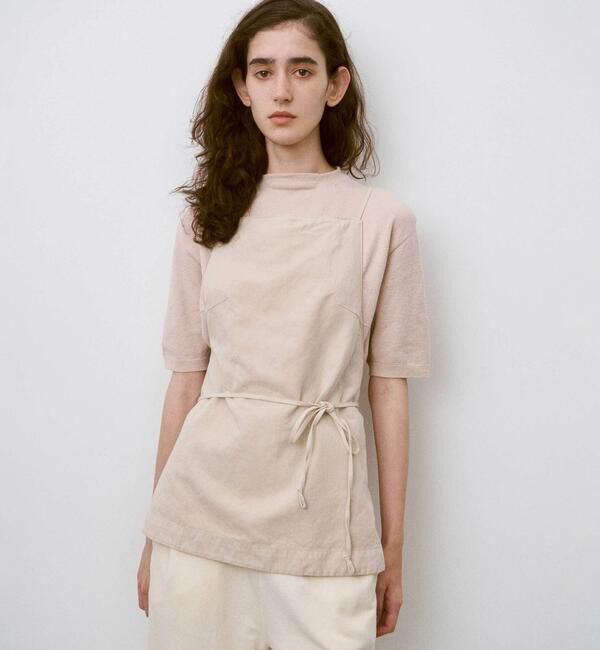 UNFIL「UNFIL | コットンリネン キャミソール WOMEN」|シャツ・ブラウス|BEIGE