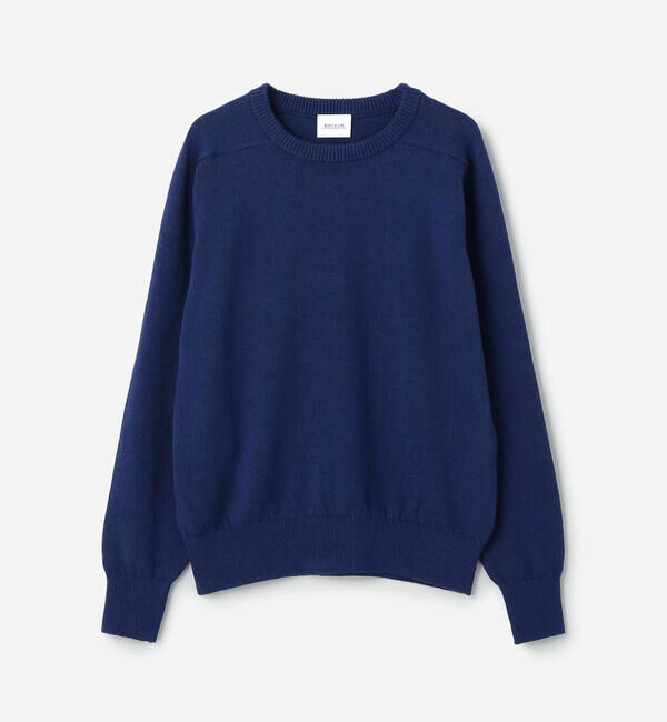 Morris & Sons「MORRIS & SONS | コットン サドルショルダーニット WOMEN」|ニット・セーター|